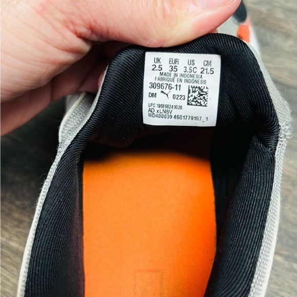 Puma Orange and Yellow Sneakers with Slip-On Design - Picture 6 of 6
